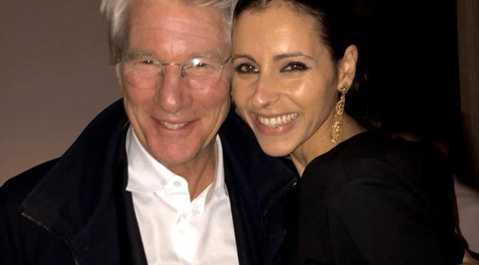 Yolanda Font, jurado oficial en Imagineindia 2016, con Richard Gere